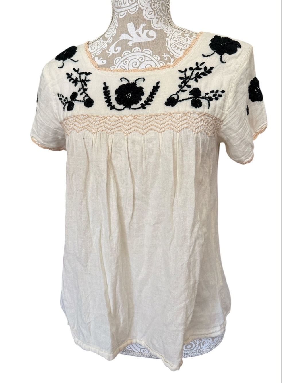 THML cotton embroidered blouse